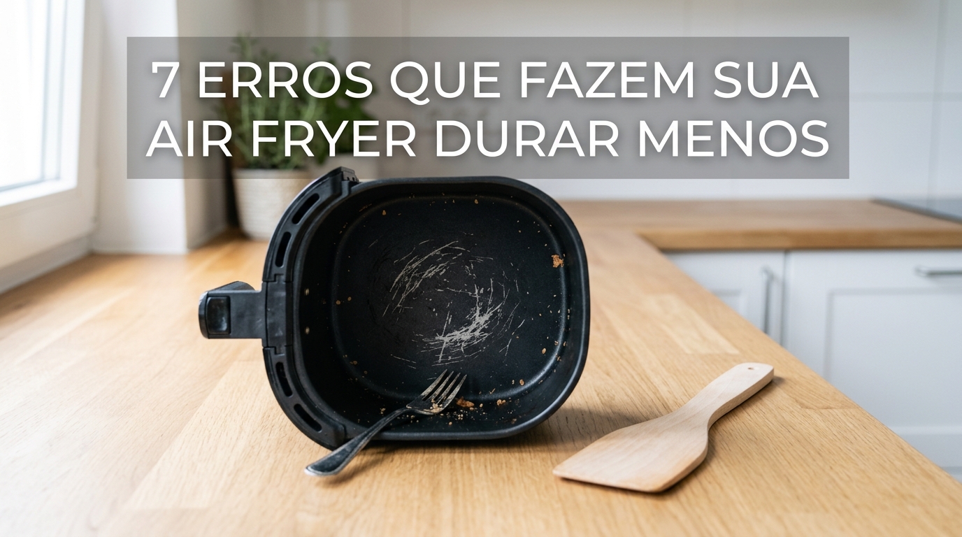 Erros Que Fazem Sua Air Fryer Durar Menos