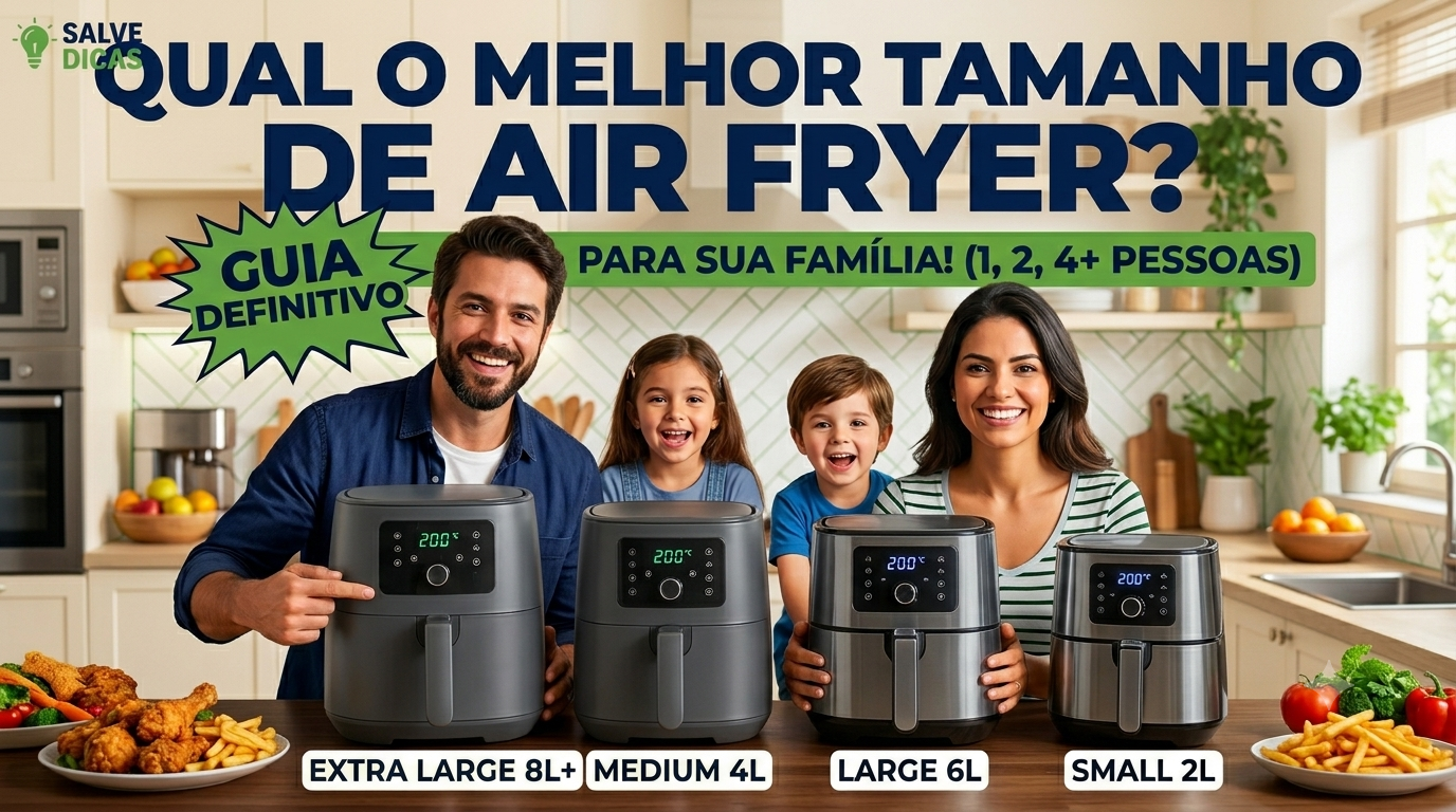 Qual Tamanho de Air Fryer COMPRAR