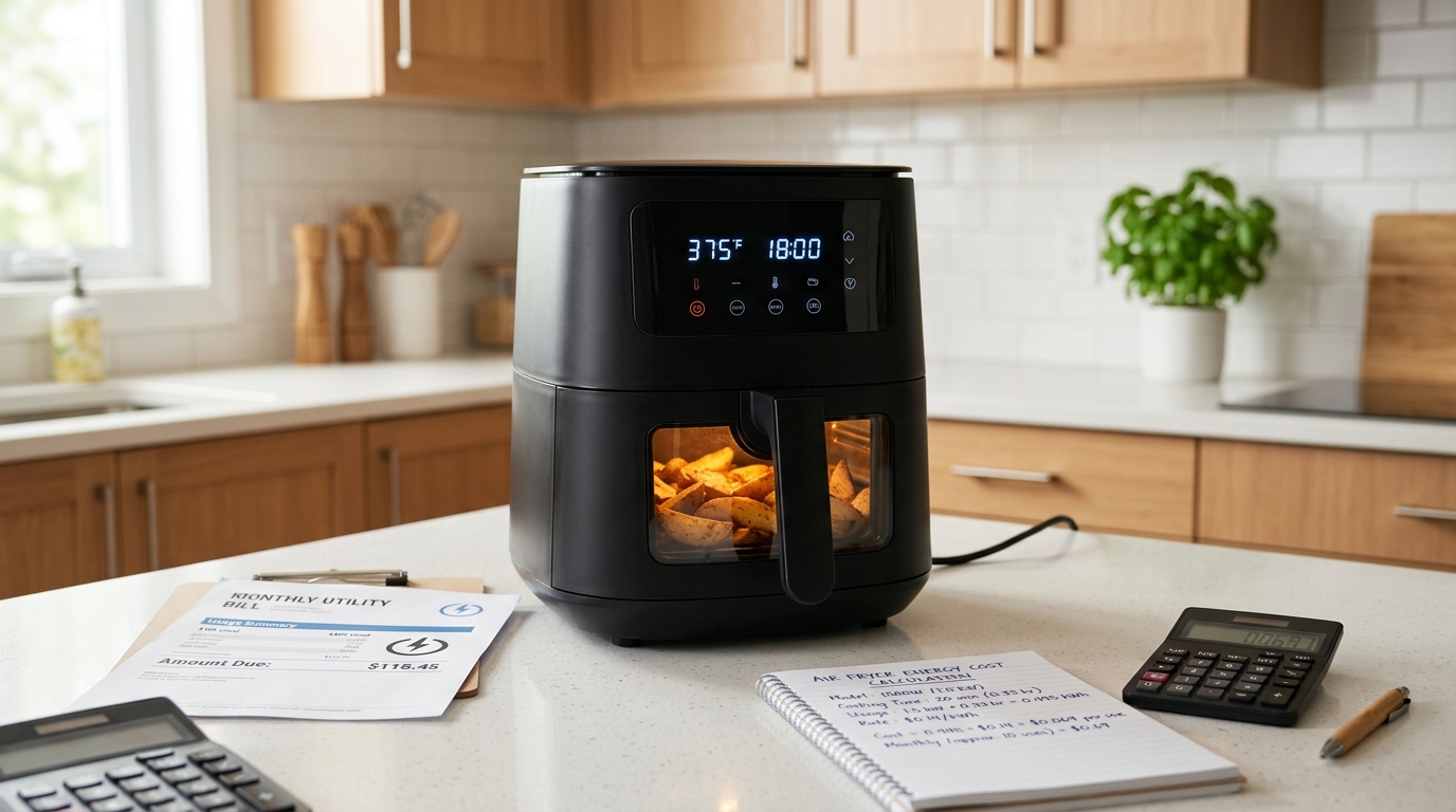 airfryer gasta até quanto energia